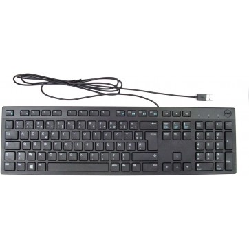 Clavier NEUF AZERTY FRANCAIS USB DELL NOIR 